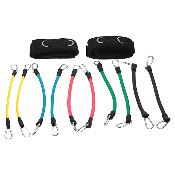 13PC Resistance Bands Set – Fitness Exercise Tubes with Handles & Leg Bands
