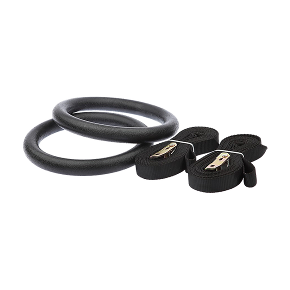 Gymnastic Rings – Adjustable Exercise Training Rings for Home & CrossFit Workouts