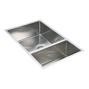 715x440mm Handmade Stainless Steel Undermount / Topmount Kitchen Sink with Waste-1