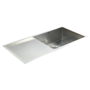 960x450mm Handmade Stainless Steel Undermount / Topmount Kitchen Sink with Waste-5