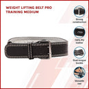 Weight Lifting Belt Pro Training Medium-3