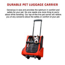 Dog Pet Safety Transport Carrier Backpack Trolley-7