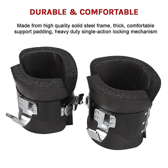 Gravity Inversion Boots for Back Therapy – Spine Decompression & Fitness Training
