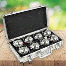Deluxe Boules Bocce 8 Alloy Ball Set with Case-2