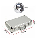 Deluxe Boules Bocce 8 Alloy Ball Set with Case-7