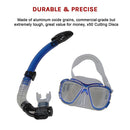 Adult Snorkeling Swimming Diving Mask & Snorkel - Quality Tempered Glass-6