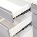 10 Pairs of 500mm Soft Close Full Extension Ball Bearing Drawer Runner-2