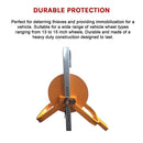 Car Vehicle Wheel Clamp Lock – Heavy Duty Anti-Theft Security Device-7