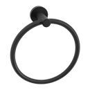 Classic Towel Bar Rail Ring Electroplated Matte Black Finish-1