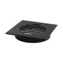 Square Black Floor Grate Drain 110 mm Full Brass Construction-4