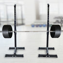 Pair of Adjustable Squat Rack Sturdy Steel Barbell Bench Press Stands GYM/HOME-9