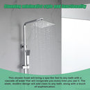 300mm Shower Head Square 304SS Polished Chrome Finish-5