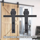 1.8m Sliding Barn Door Hardware Heavy Duty Sturdy Kit-7
