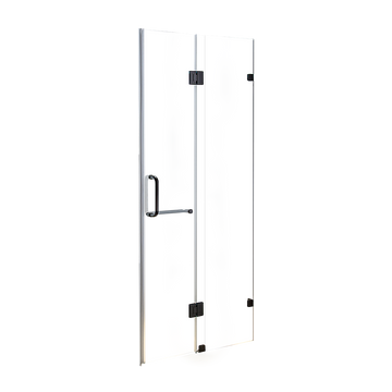 120 x 200cm Wall to Wall Frameless Shower Screen 10mm Glass By Della Francesca