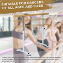 Wooden Portable Ballet Bar Stretch Barre Dance Bar 1.5M Freestanding Ballet Bar-10