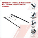 60" Bed Lift Hydraulic Mechanisms Kits For Space Saving Bed or Sofa Bed-3