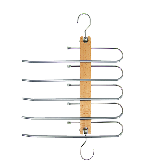 Pants Clothes Coat Hanger Non-slip Magic Space Saver Closet Organizer Rack