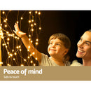 2.1M Christmas Tree 600 LED Solar Jingle Jollys-7