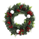 Jingle Jollys 2FT 60CM Christmas Wreath with Decor Xmas Tree Decoration-1