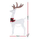 1.5M Christmas Lights Reindeer 100 LED Decorations Jingle Jollys-2