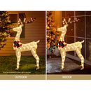 1.5M Christmas Lights Reindeer 100 LED Decorations Jingle Jollys-4