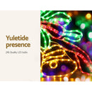 0.76M Christmas Lights 216 LED Bell Motif Light Decorations Jingle Jollys-5