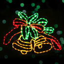 0.76M Christmas Lights 216 LED Bell Motif Light Decorations Jingle Jollys-7