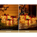 3 PCS Christmas Lights Gift Box Set Set 48 LED Decorations Jingle Jollys-5