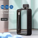 A5 Flat Water Bottle Portable Travel Mug BPA Free Water Bottle (Grey) - RnR Galore