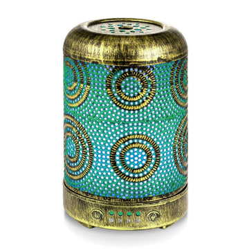 activiva 100ml Metal Essential Oil and Aroma Diffuser - Vintage Gold - RnR Galore