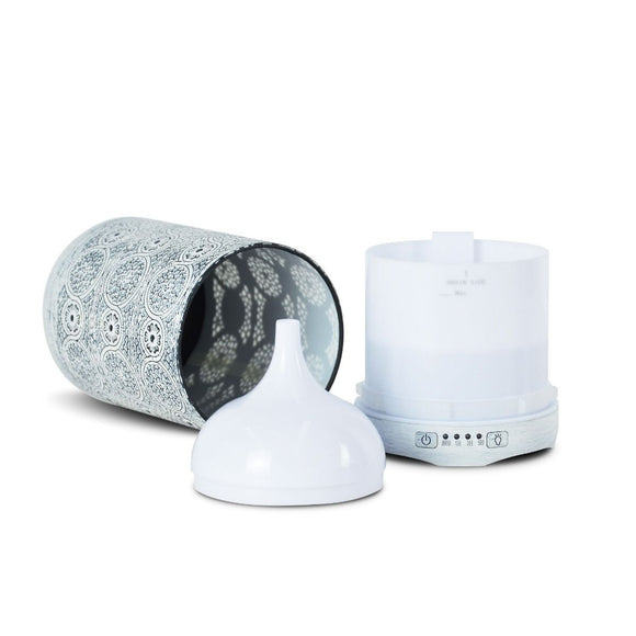 activiva 260ml Metal Essential Oil and Aroma Diffuser - Vintage White - RnR Galore