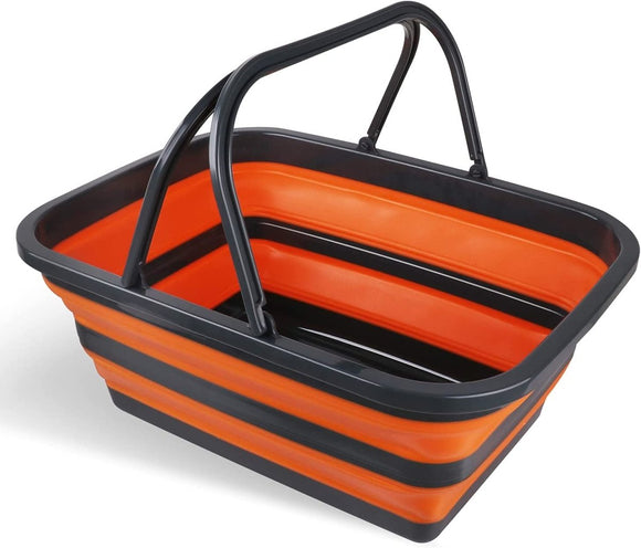 Adjustable Collapsible Sink 16L Large Portable Basket Wash Basin Outdoor Camping - RnR Galore