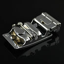 Adjustable Slide Luxury Leather Belt For Men's Automatic Buckle Ratchet Business Dress Belts (FB850215) - RnR Galore