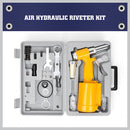 Air Hydraulic Pop Rivet Gun Pneumatic Riveter Industrial 4 - Size Set With Case - RnR Galore
