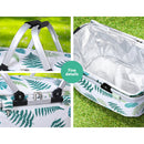 Alfresco Picnic Basket Folding Bag Insulated Hamper Food Cover Storage - RnR Galore
