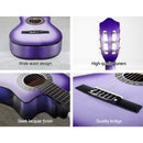 Alpha 34 Inch Classical Guitar Wooden Body Nylon String Beginner Kids Gift Purple - RnR Galore