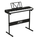 Alpha 61 Keys Electronic Piano Keyboard Digital Electric w/ Stand Touch Sensitive - RnR Galore