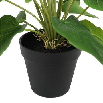 Artificial Flowering White & Orange Peace Lily / Calla Lily Plant 50cm - RnR Galore