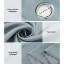 Artiss 2X Blockout Curtains Eyelet 300x230cm Grey - RnR Galore