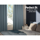 Artiss 2X Blockout Curtains Eyelet 300x230cm Grey - RnR Galore