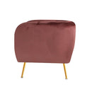 Artiss Armchair Lounge Sofa Arm Chair Accent Chairs Armchairs Couch Velvet Pink - RnR Galore