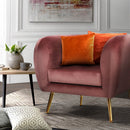 Artiss Armchair Lounge Sofa Arm Chair Accent Chairs Armchairs Couch Velvet Pink - RnR Galore