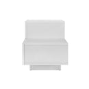 Artiss Bedside Tables LED 2 Drawers - REMI White - RnR Galore