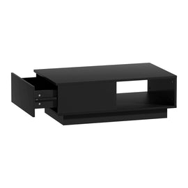 Artiss Coffee Table Led Lights Black - RnR Galore