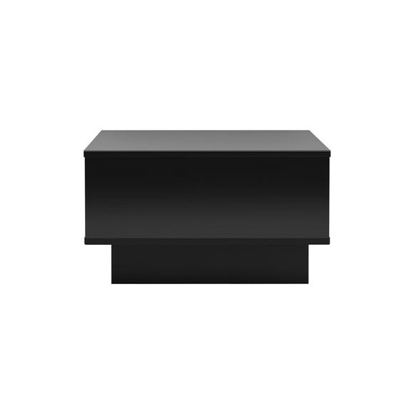 Artiss Coffee Table Led Lights Black - RnR Galore