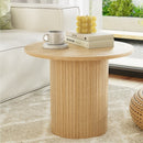 Artiss Coffee Table Round Fluted Base PIIA - RnR Galore