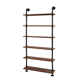 Artiss Floating DIY Pipe Shelf 6 Tiers - IRA - RnR Galore