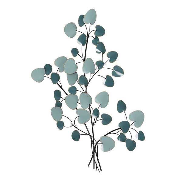 Artiss Metal Wall Art Hanging Sculpture Home Decor Leaf Tree of Life Blue - RnR Galore