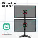 Artiss Monitor Arm Stand Dual Mount HD LED TV Bracket Holder Freestanding - RnR Galore
