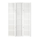 Artiss Room Divider Screen Privacy Wood Dividers Stand 3 Panel Nova White - RnR Galore